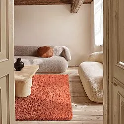 Ryetepper - Combarro Solid Cotton Shaggy (lys oransje)