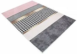 Wilton-teppe - Esme (rosa/multi)