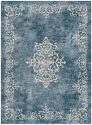 Wilton-teppe - Santi (blå/beige)