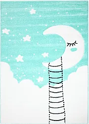 Barneteppe - Bueno Moon (turkis)
