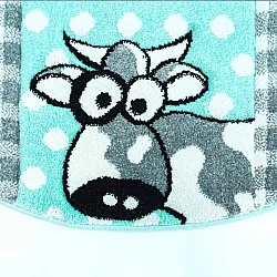 Barneteppe - Bueno Animals (turkis)