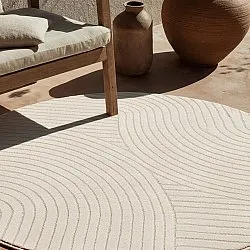 Runde tepper - Devon (cream)
