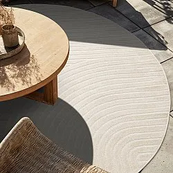 Runde tepper - Devon (cream)