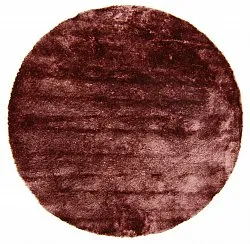 Runde tepper - Shaggy Luxe (coral pink)