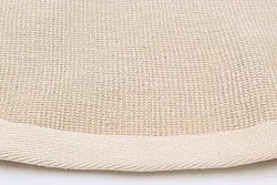 Runde tepper (sisal) - Agave (elfenben)
