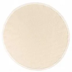 Runde tepper (sisal) - Agave (naturhvit)