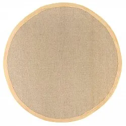 Runde tepper (sisal) - Agave (lett taupe)