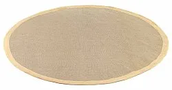 Runde tepper (sisal) - Agave (lett taupe)