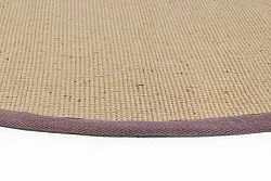 Runde tepper (sisal) - Agave (natur/brun
