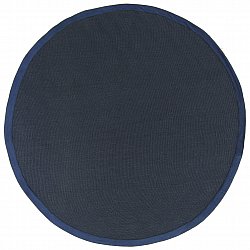 Runde tepper (sisal) - Agave (mørkeblå)