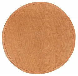Runde tepper (sisal) - Agave (oransje)