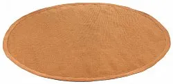 Runde tepper (sisal) - Agave (oransje)