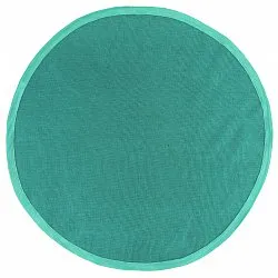 Runde tepper (sisal) - Agave (smaragdgrønn)