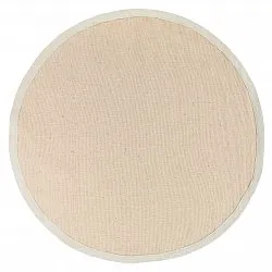 Runde tepper (sisal) - Agave (beige/grå)