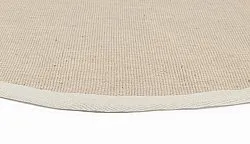 Runde tepper (sisal) - Agave (beige/grå)