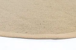Runde tepper (sisal) - Agave (taupe)