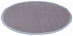 Runde tepper (sisal) - Agave (grå)