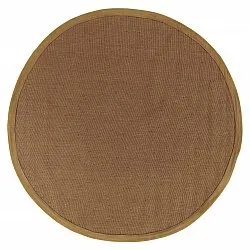 Runde tepper (sisal) - Agave (brun)