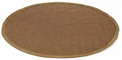 Runde tepper (sisal) - Agave (brun)