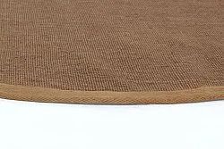 Runde tepper (sisal) - Agave (brun)
