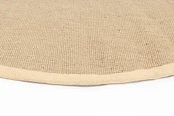 Runde tepper (sisal) - Agave (beige/beige