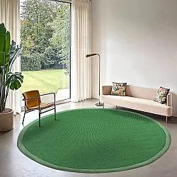 Runde tepper (sisal) - Agave (grønn)