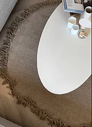 Runde tepper - Pike (beige)