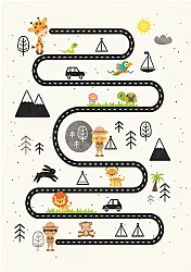 Barneteppe - Safari road