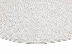 Runde tepper - Indoor/Outdoor Shirley (cream)