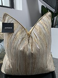 Putetrekk - Square Luxury 45 x 45 cm (gull/multi)