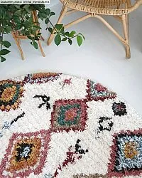 Runde tepper - Sezze (beige/multi)
