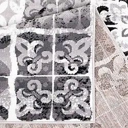Wilton-teppe - Nebikat (grå)