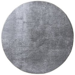 Rundt teppe - Artena (grå)