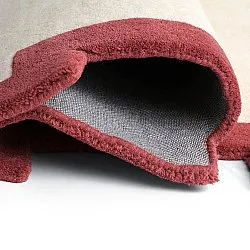 Ullteppe - Agra Hand Tufted Wool Premium (krem/rød)