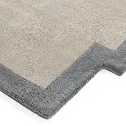 Ullteppe - Agra Hand Tufted Wool Premium (grå)