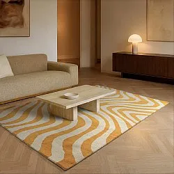 Ullteppe - Aiz Hand Tufted Wool Premium (gul)