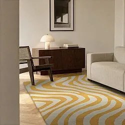 Ullteppe - Aiz Hand Tufted Wool Premium (gul)