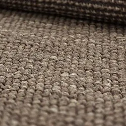 Rundt teppe - Avafors Wool Bubble (brun/beige)