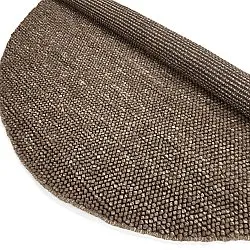 Rundt teppe - Avafors Wool Bubble (brun/beige)
