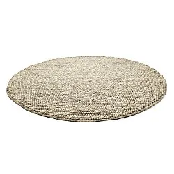 Rundt teppe - Avafors Wool Bubble (grå/beige)