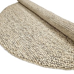Rundt teppe - Avafors Wool Bubble (grå/beige)