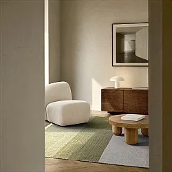 Ullteppe - Chaves (grønn/beige)