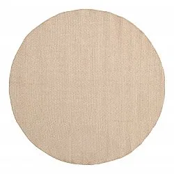 Rundt teppe - Coastal (beige)