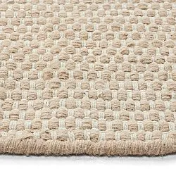 Rundt teppe - Coastal (beige)