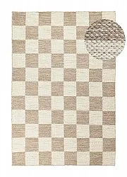 Ullteppe - Dundee (beige/hvit)