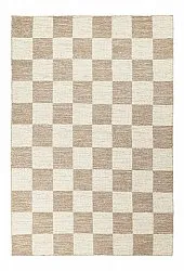 Ullteppe - Dundee (beige/hvit)