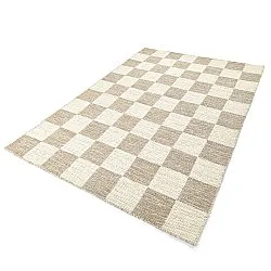 Ullteppe - Dundee (beige/hvit)