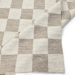 Ullteppe - Dundee (beige/hvit)