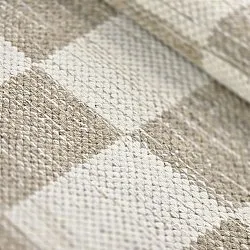 Ullteppe - Dundee (beige/hvit)