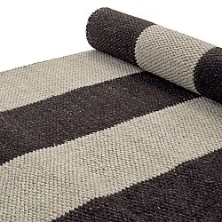 Ullteppe - Garine (svart/beige)